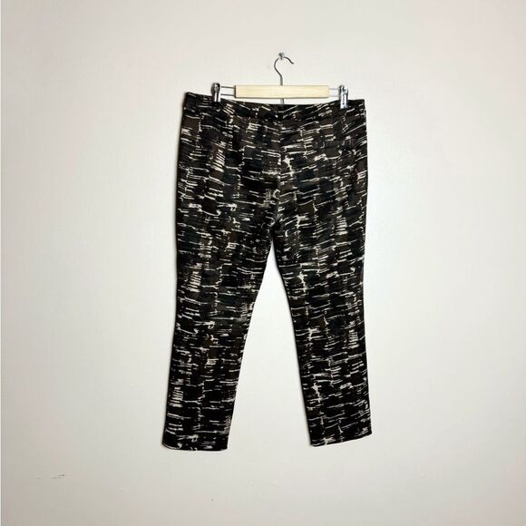 SALE! Brown Maliparmi Patterned Pants Size 46 (12) EUC - Picture 2 of 7